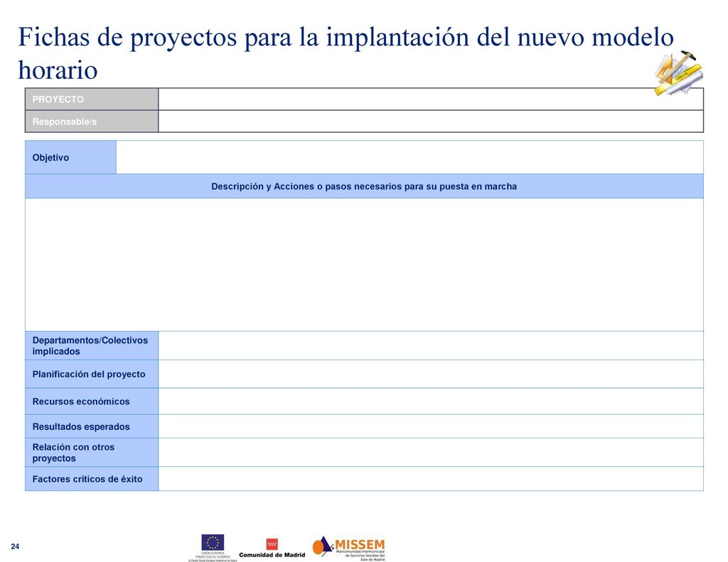Descripción y Acciones o pasos necesarios para su puesta en marcha