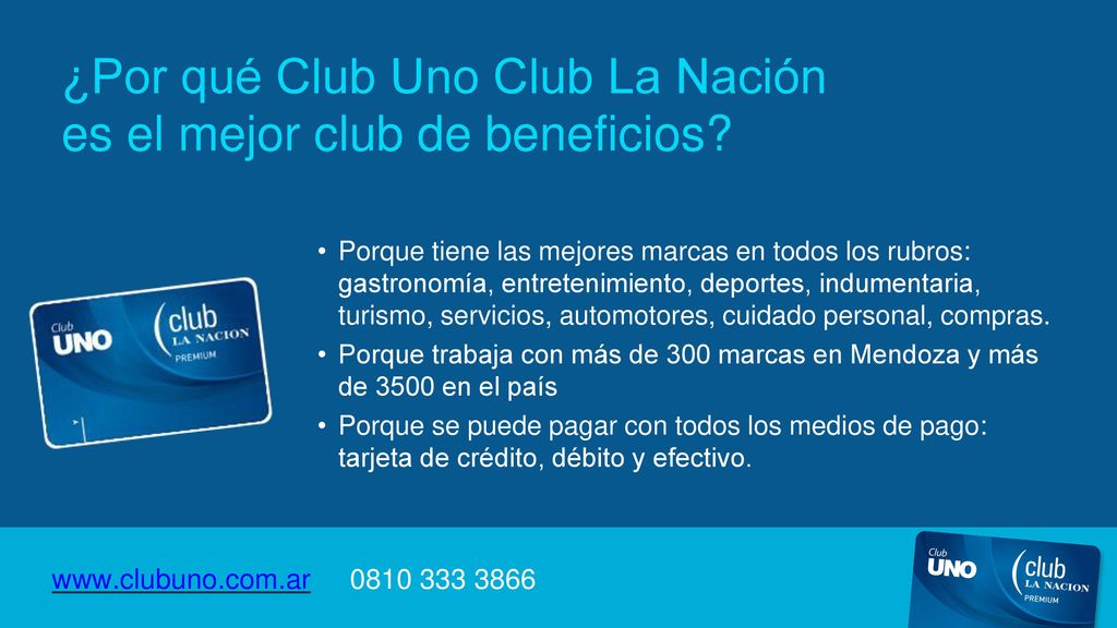 ¿Por qué Club Uno Club La Nación es el mejor club de beneficios