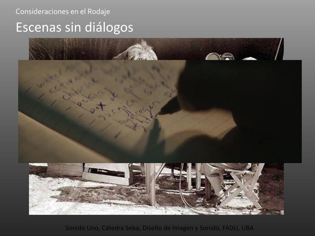 Sonido Uno, Cátedra Seba, Diseño de Imagen y Sonido, FADU, UBA