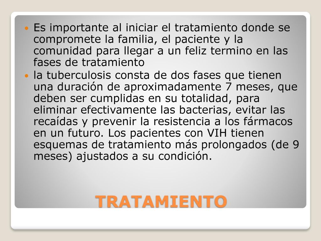 Es importante al iniciar el tratamiento donde se compromete la familia, el paciente y la comunidad para llegar a un feliz termino en las fases de tratamiento