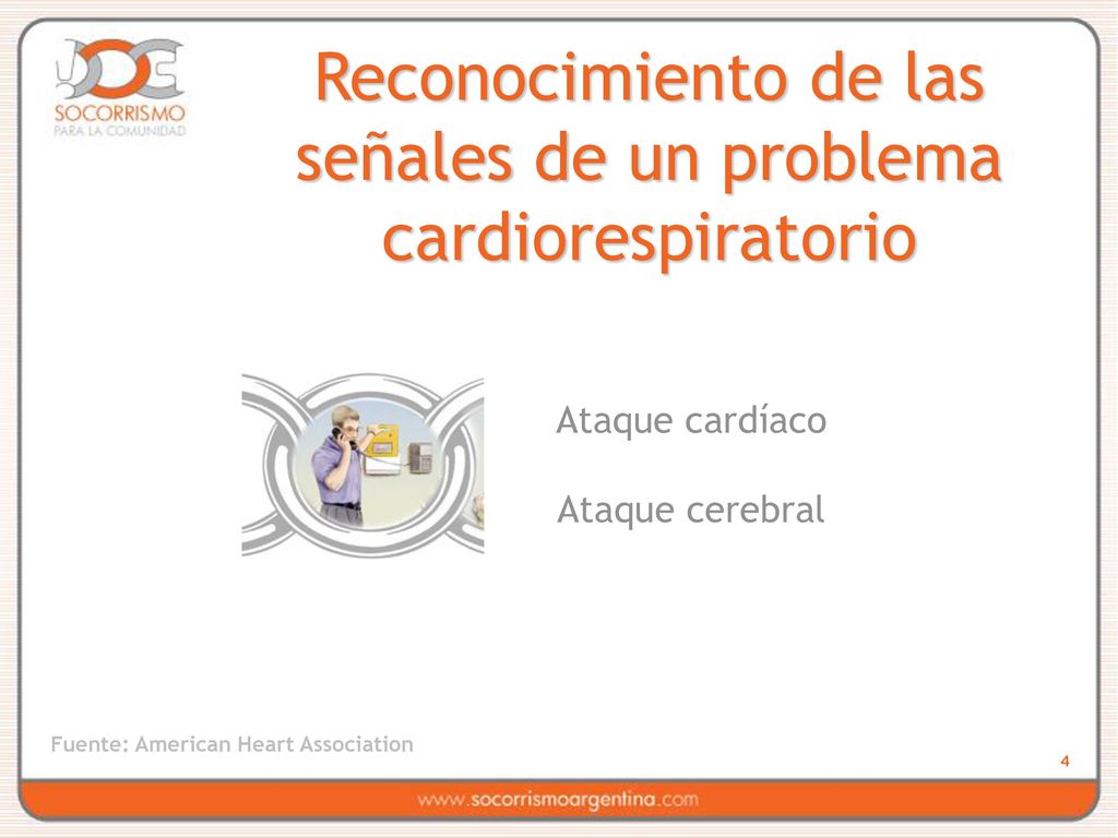 Reconocimiento de las señales de un problema cardiorespiratorio