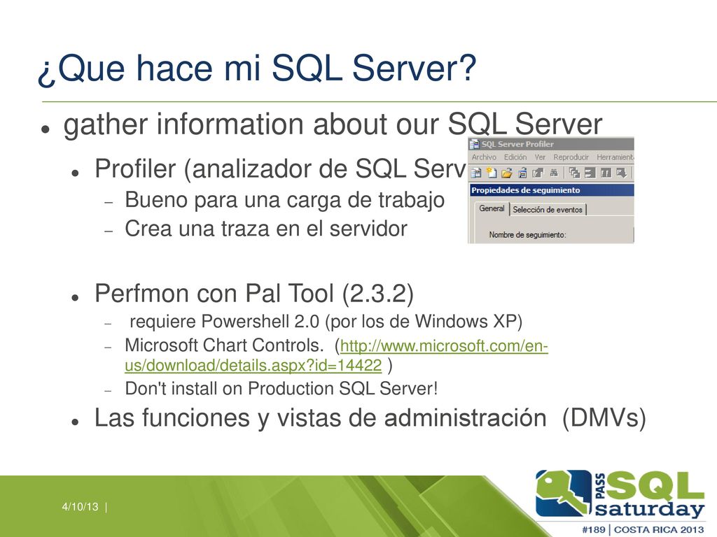 ¿Que hace mi SQL Server gather information about our SQL Server