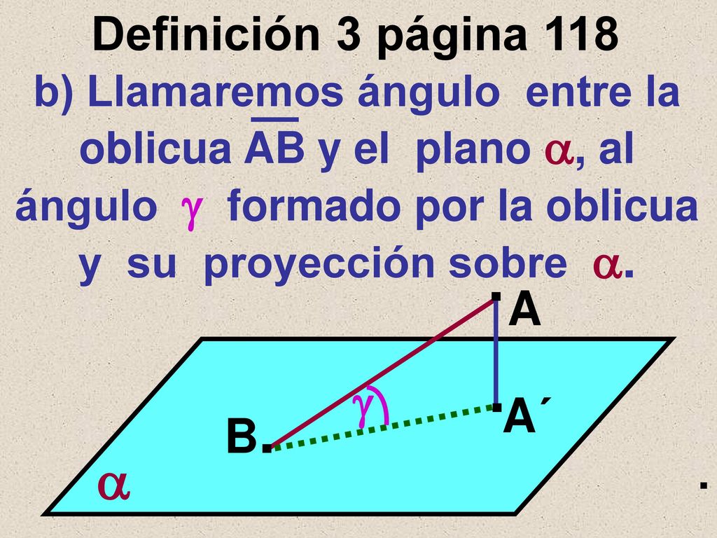 . .  Definición 3 página 118 A  A´ B.