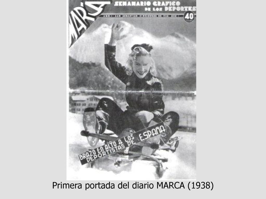 Primera portada del diario MARCA (1938)