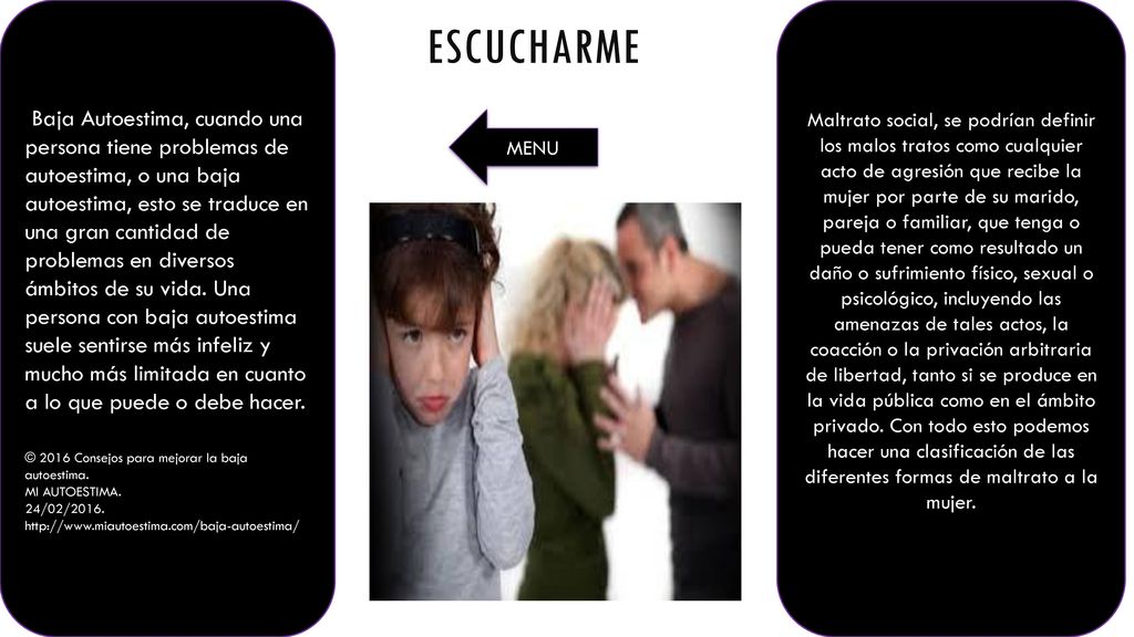 Baja Autoestima, cuando una persona tiene problemas de autoestima, o una baja autoestima, esto se traduce en una gran cantidad de problemas en diversos ámbitos de su vida. Una persona con baja autoestima suele sentirse más infeliz y mucho más limitada en cuanto a lo que puede o debe hacer.