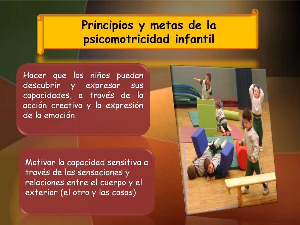 Principios y metas de la psicomotricidad infantil