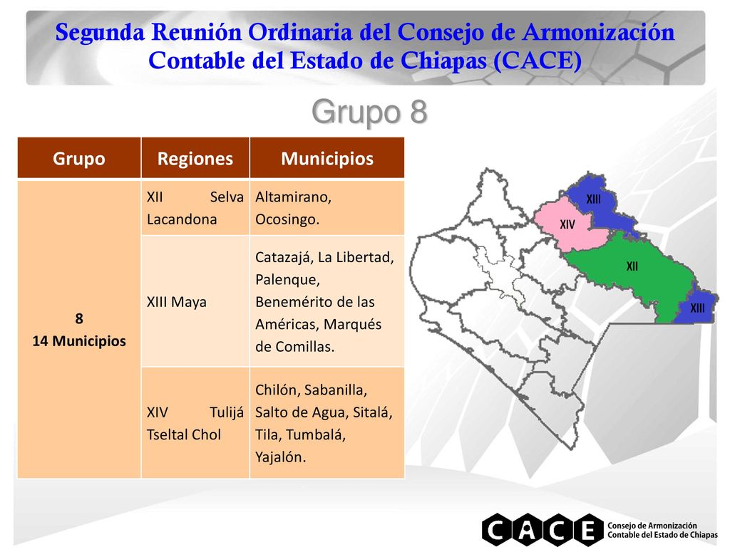 Segunda Reunión Ordinaria del Consejo de Armonización Contable del Estado de Chiapas (CACE)