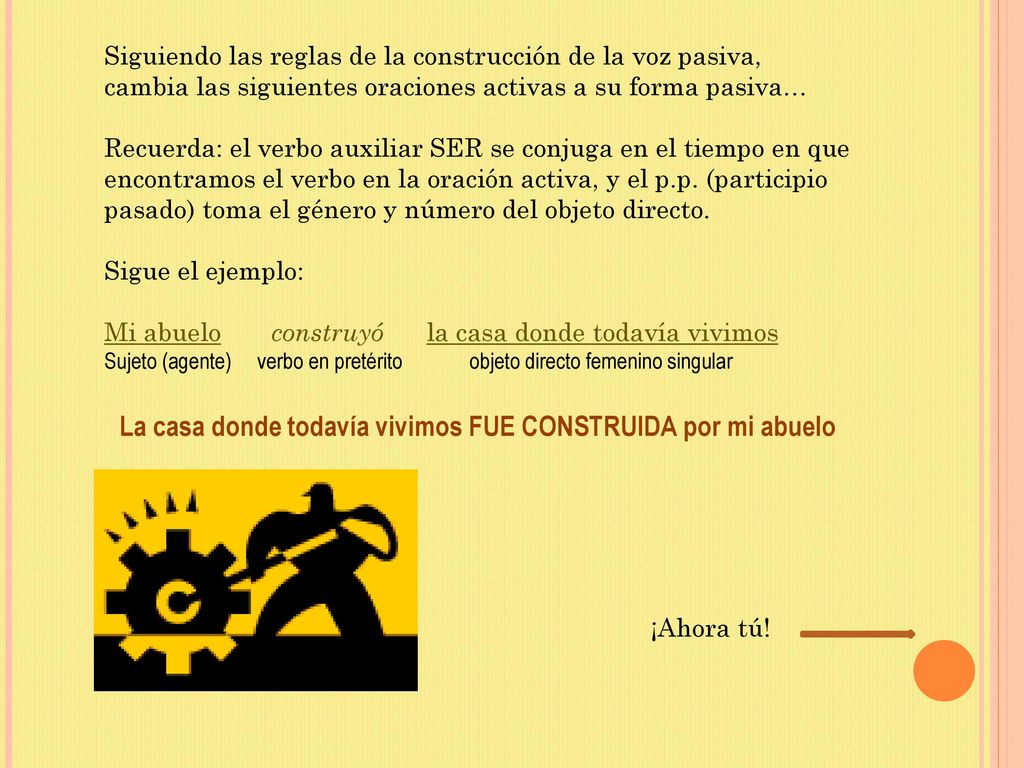 La casa donde todavía vivimos FUE CONSTRUIDA por mi abuelo