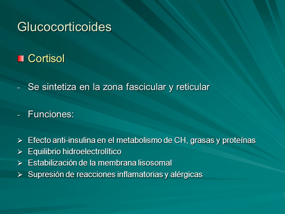 Glucocorticoides Cortisol