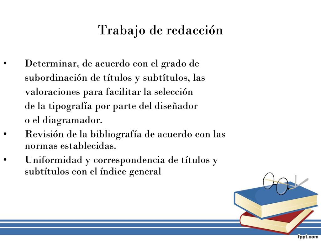 Trabajo de redacción Determinar, de acuerdo con el grado de