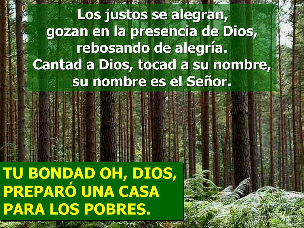 gozan en la presencia de Dios, Cantad a Dios, tocad a su nombre,