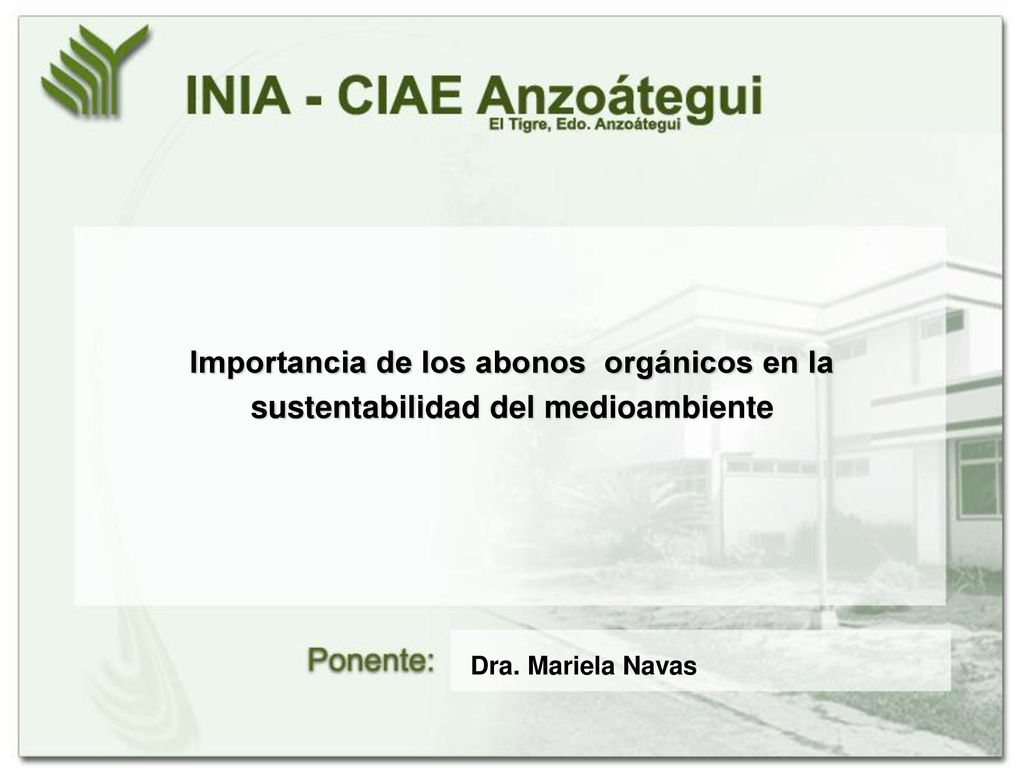 Importancia de los abonos orgánicos en la sustentabilidad del medioambiente