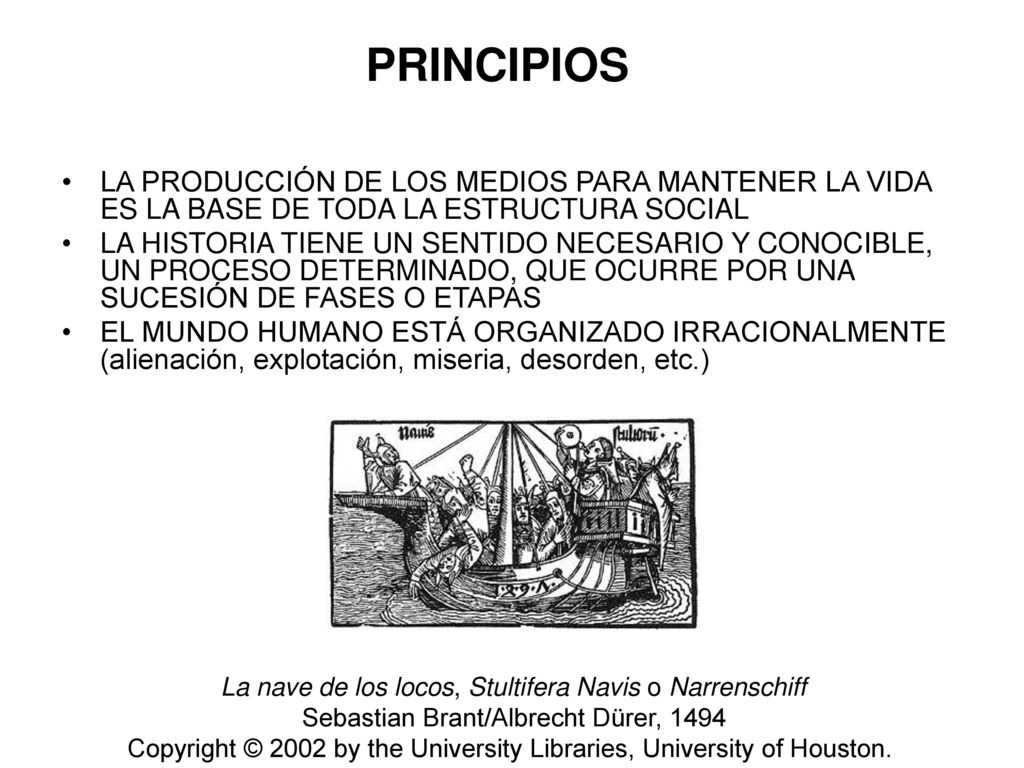 PRINCIPIOS LA PRODUCCIÓN DE LOS MEDIOS PARA MANTENER LA VIDA ES LA BASE DE TODA LA ESTRUCTURA SOCIAL.