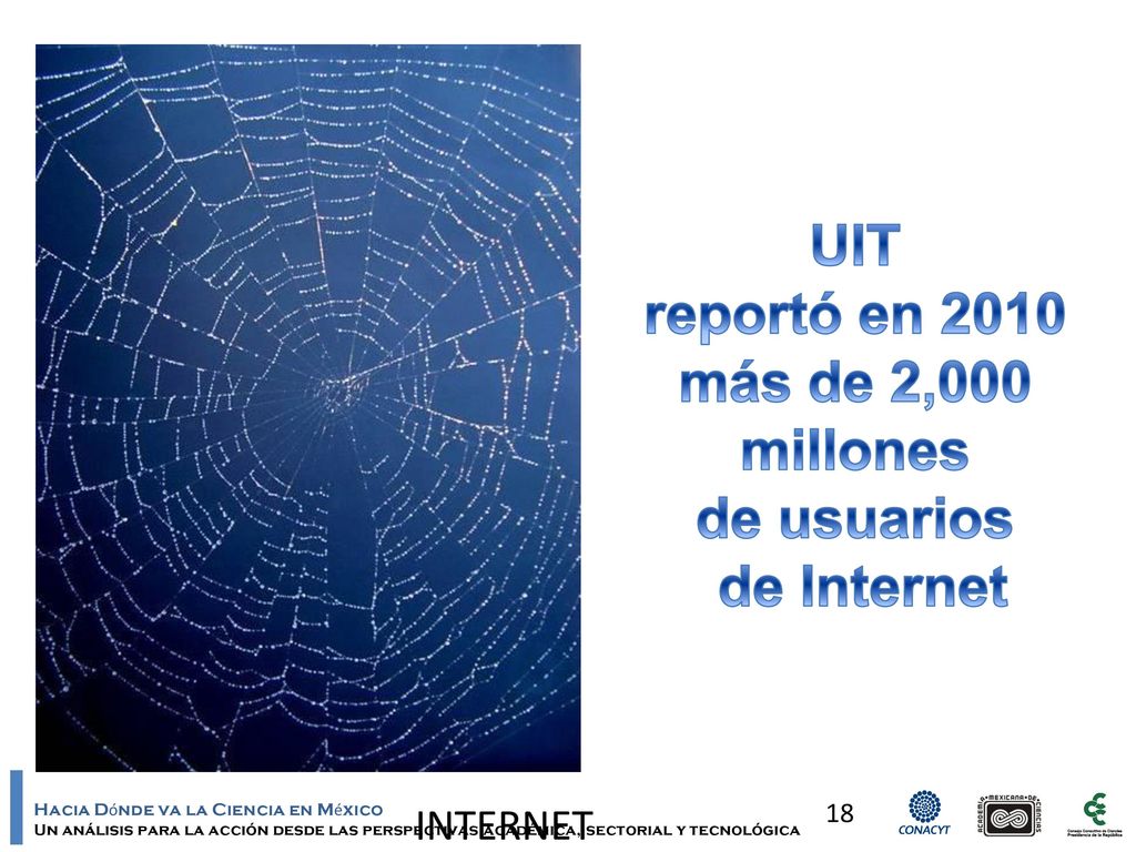UIT reportó en 2010 más de 2,000 millones de usuarios de Internet