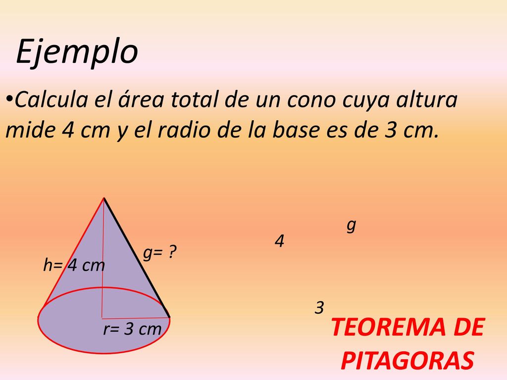 Ejemplo TEOREMA DE PITAGORAS