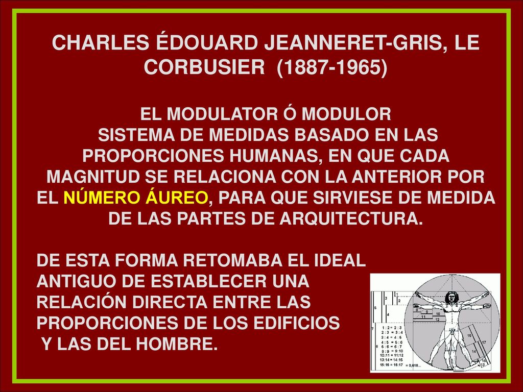 Charles Édouard Jeanneret-Gris, Le corbusier ( )