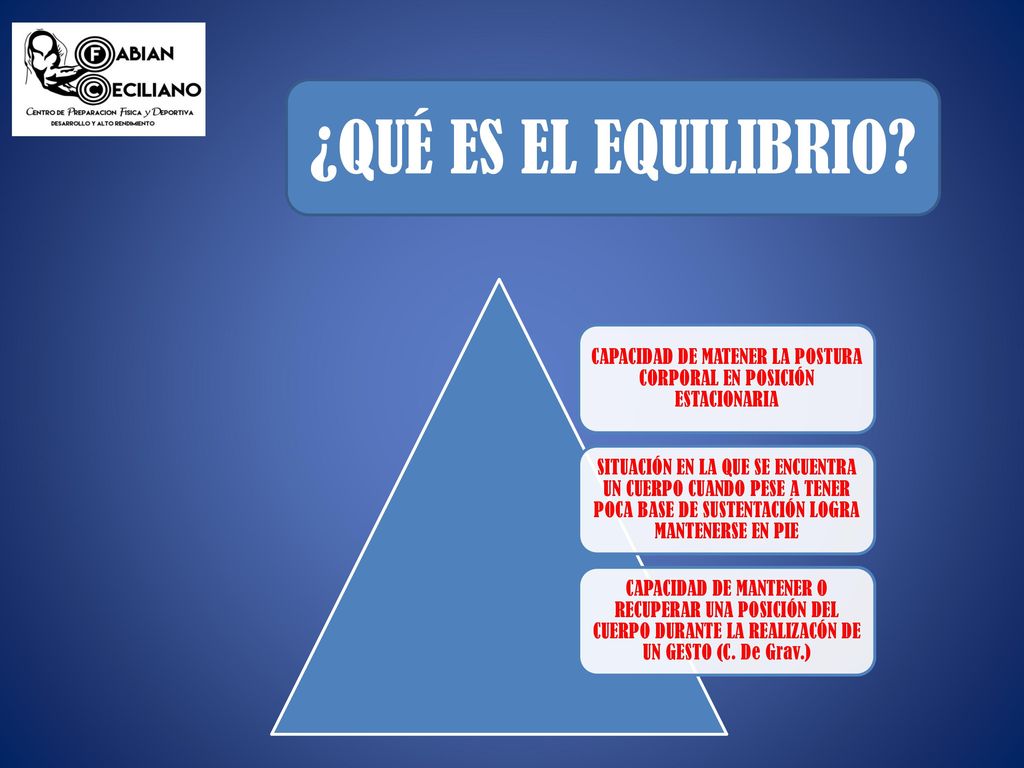CAPACIDAD DE MATENER LA POSTURA CORPORAL EN POSICIÓN ESTACIONARIA