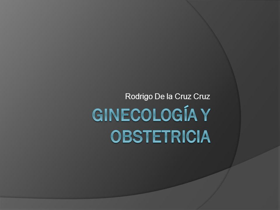 Ginecología y obstetricia