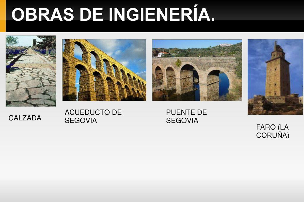 OBRAS DE INGIENERÍA. ACUEDUCTO DE SEGOVIA PUENTE DE SEGOVIA CALZADA