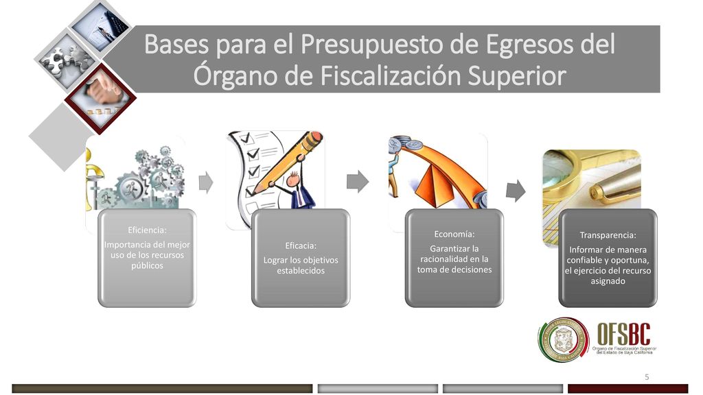 Bases para el Presupuesto de Egresos del Órgano de Fiscalización Superior