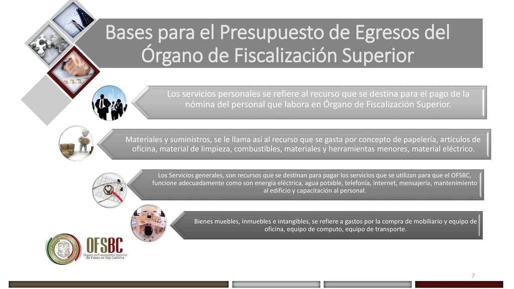 Bases para el Presupuesto de Egresos del Órgano de Fiscalización Superior