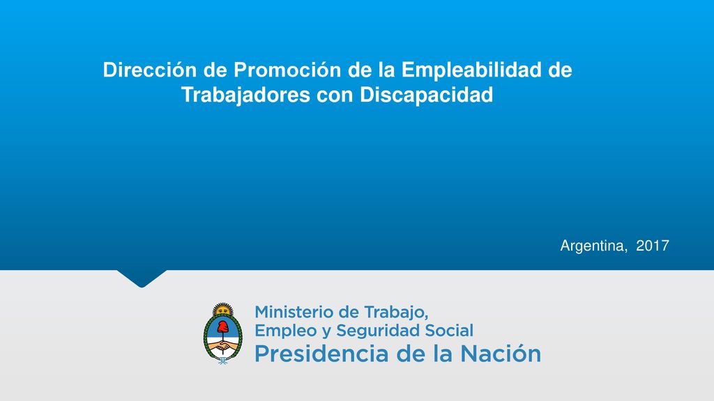 Dirección de Promoción de la Empleabilidad de Trabajadores con Discapacidad