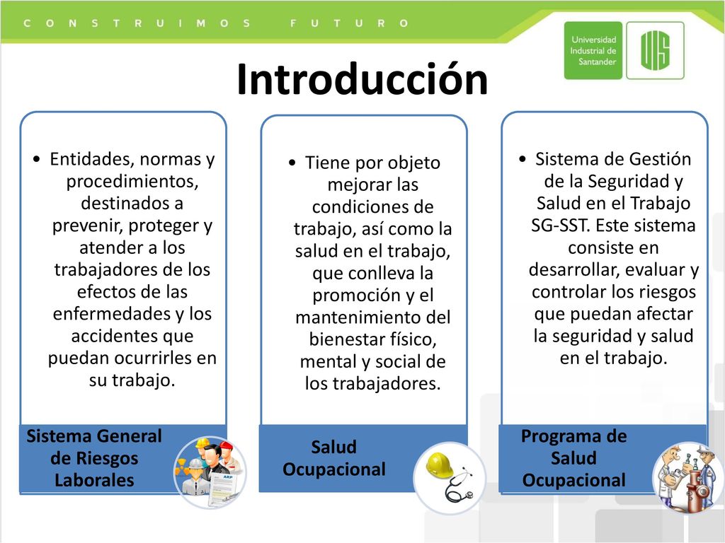 Sistema General de Riesgos Laborales Programa de Salud Ocupacional