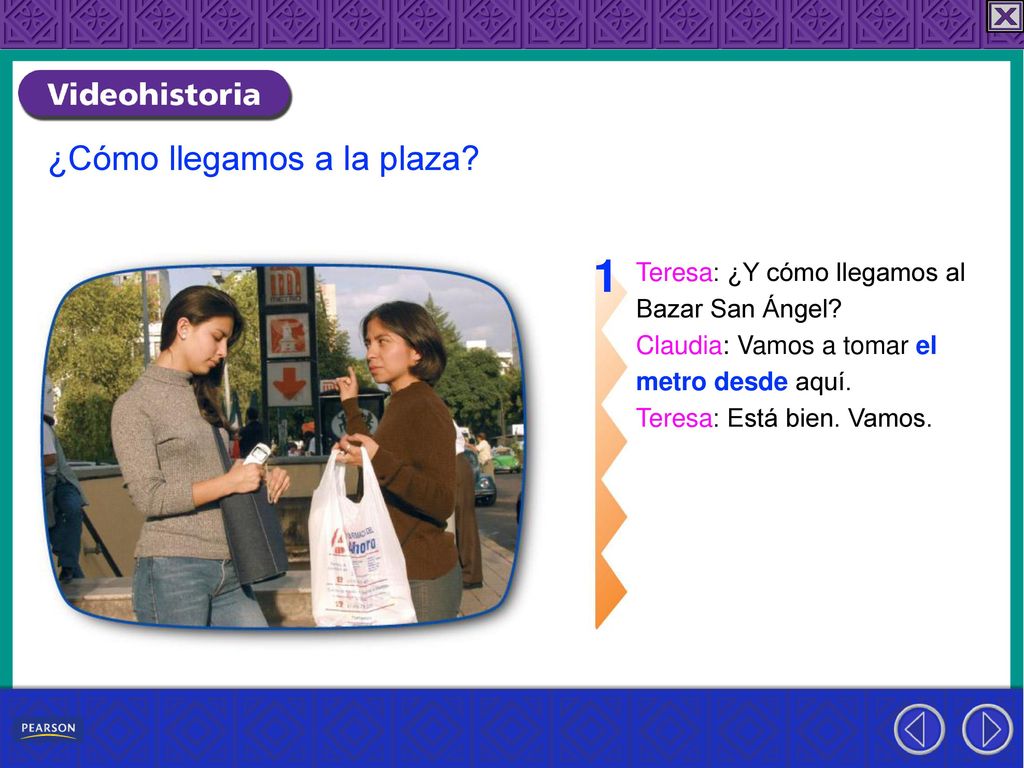 1 ¿Cómo llegamos a la plaza Teresa: ¿Y cómo llegamos al