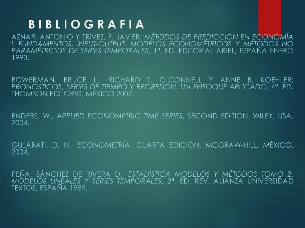 B I B L I O G R A F I A