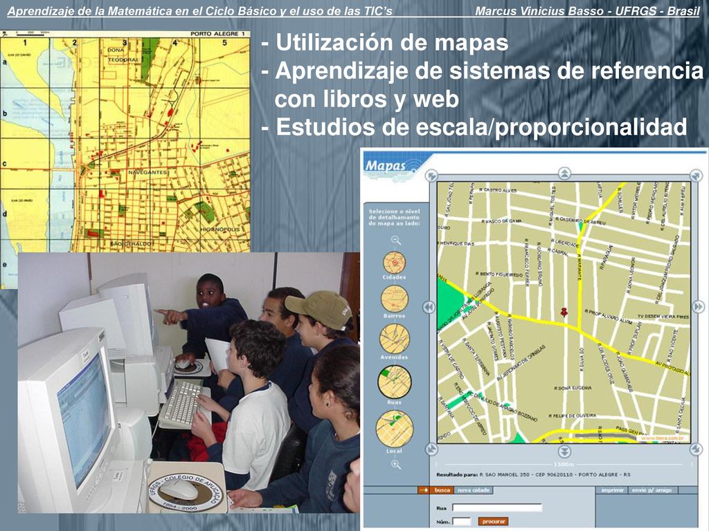 - Aprendizaje de sistemas de referencia con libros y web