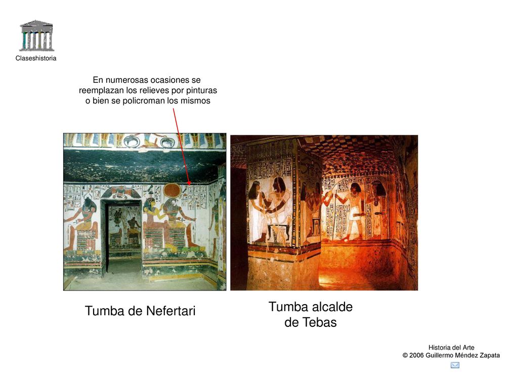 Tumba alcalde Tumba de Nefertari de Tebas En numerosas ocasiones se