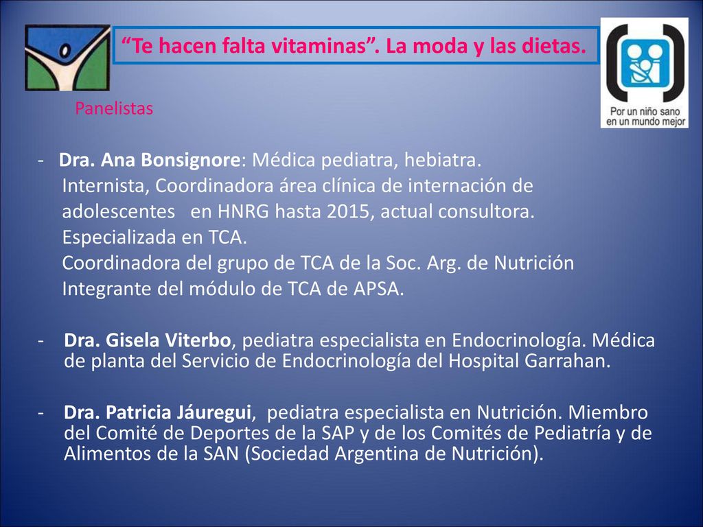 Te hacen falta vitaminas . La moda y las dietas.