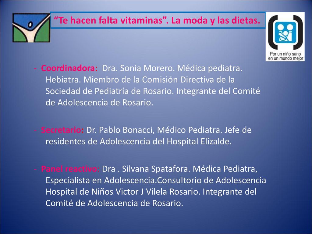 Te hacen falta vitaminas . La moda y las dietas.