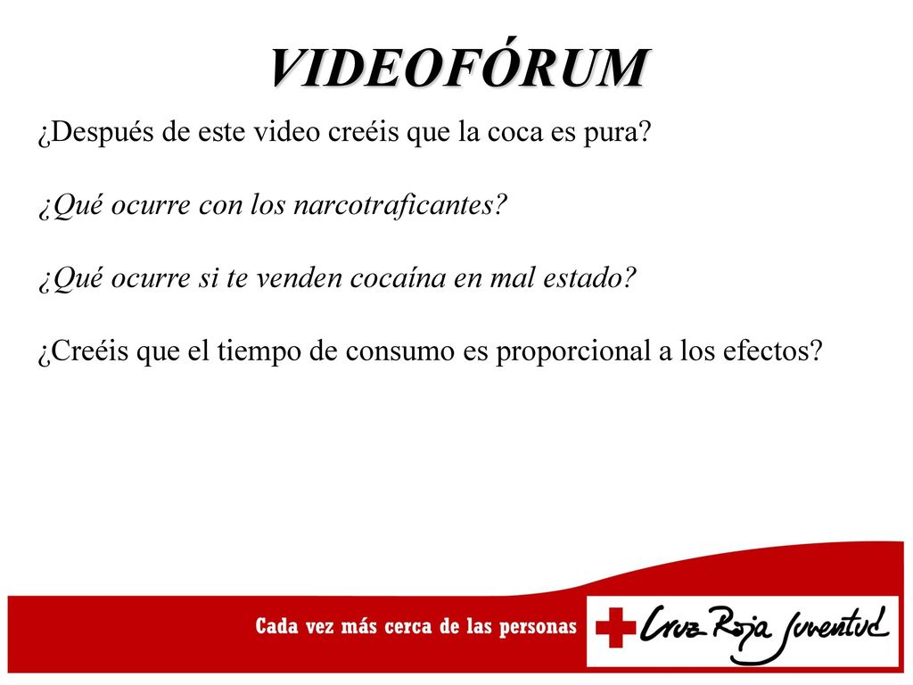 VIDEOFÓRUM ¿Después de este video creéis que la coca es pura