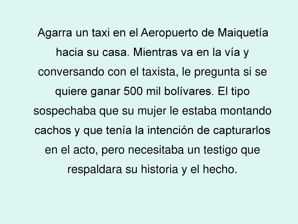 Agarra un taxi en el Aeropuerto de Maiquetía hacia su casa