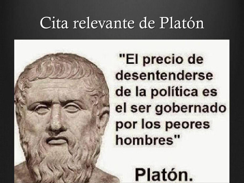 Cita relevante de Platón