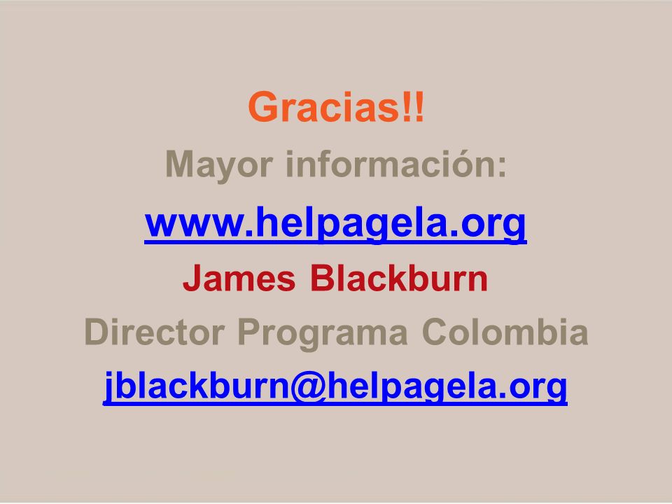 Director Programa Colombia
