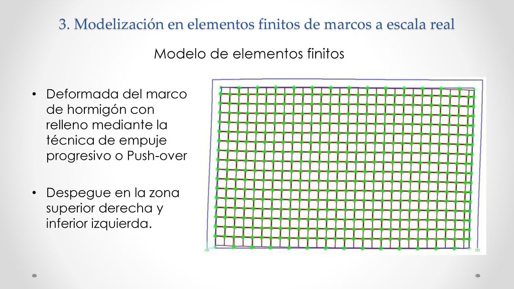 3. Modelización en elementos finitos de marcos a escala real