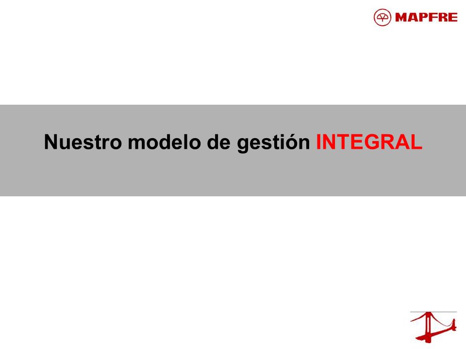 Nuestro modelo de gestión INTEGRAL