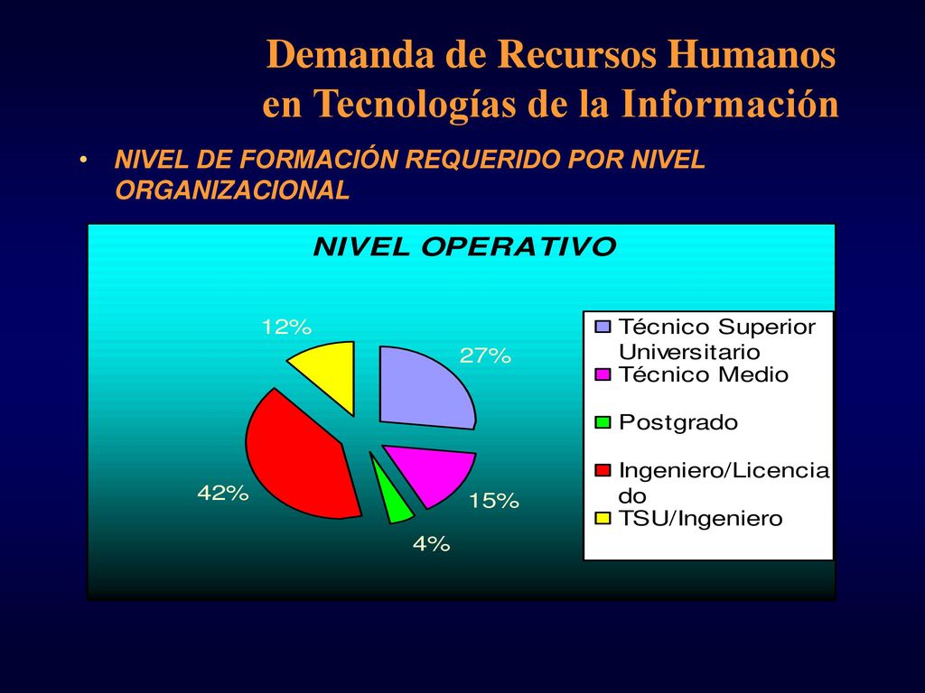 Demanda de Recursos Humanos en Tecnologías de la Información