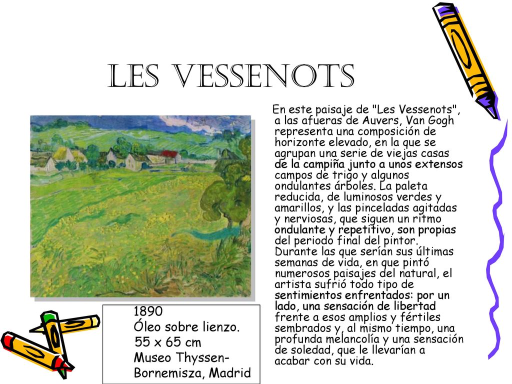 LES VESSENOTS 1890 Óleo sobre lienzo. 55 x 65 cm