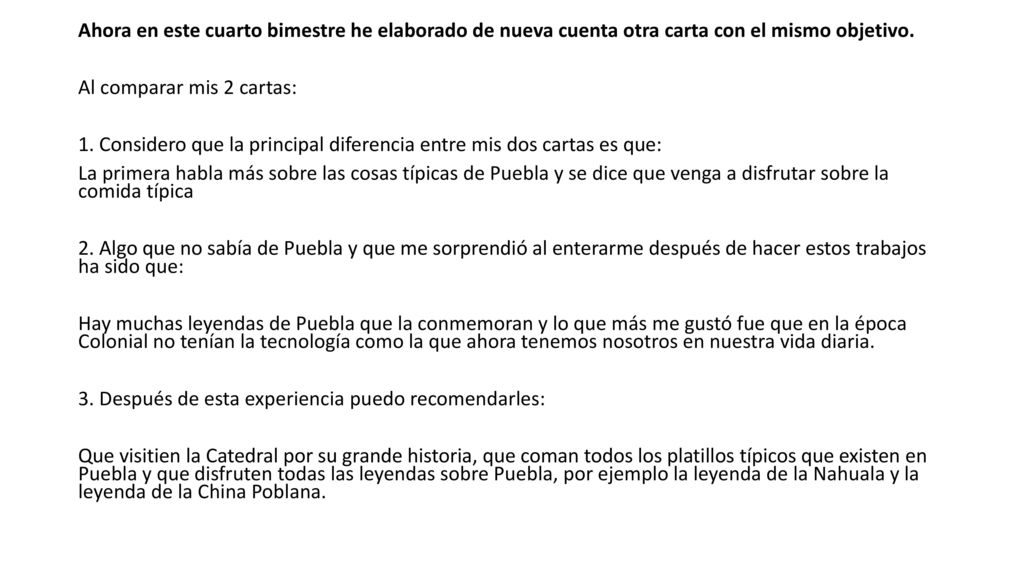 Ahora en este cuarto bimestre he elaborado de nueva cuenta otra carta con el mismo objetivo.