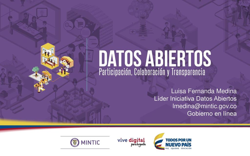 Luisa Fernanda Medina Líder Iniciativa Datos Abiertos Gobierno en línea