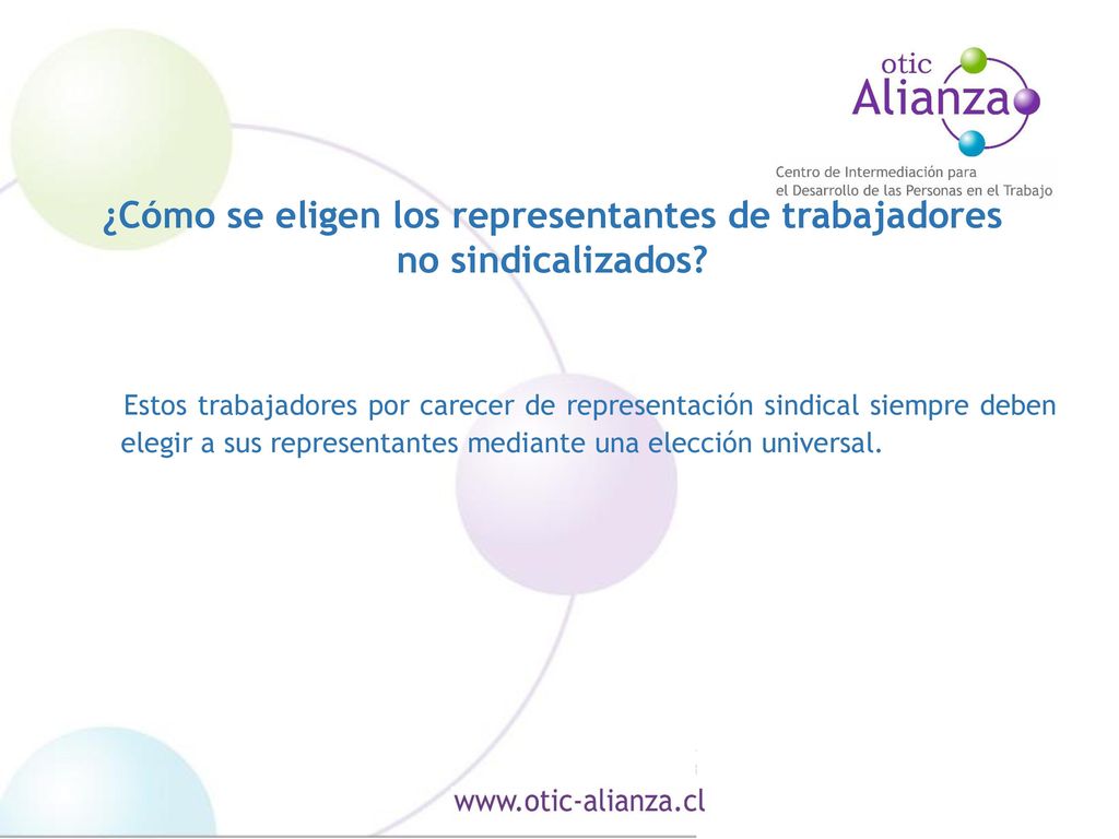 ¿Cómo se eligen los representantes de trabajadores no sindicalizados