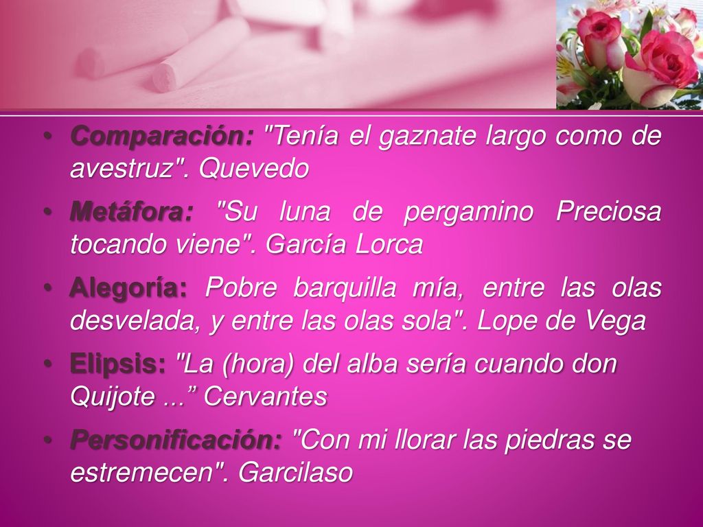 Comparación: Tenía el gaznate largo como de avestruz . Quevedo