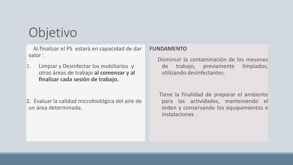 Objetivo Al finalizar el PS estará en capacidad de dar valor :