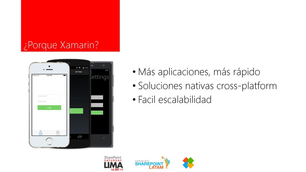 ¿Porque Xamarin Más aplicaciones, más rápido Soluciones nativas cross-platform Facil escalabilidad