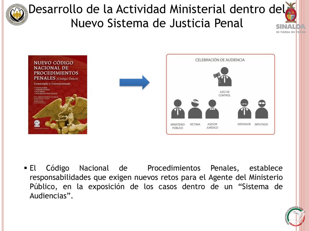 Desarrollo de la Actividad Ministerial dentro del Nuevo Sistema de Justicia Penal