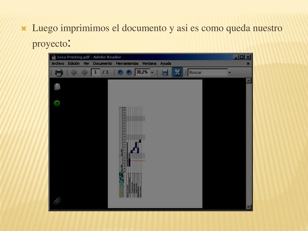 Luego imprimimos el documento y asi es como queda nuestro proyecto: