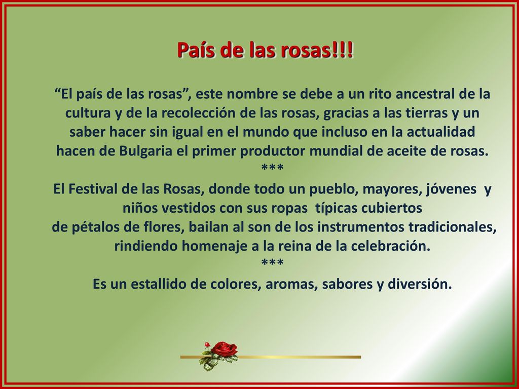 Es un estallido de colores, aromas, sabores y diversión.